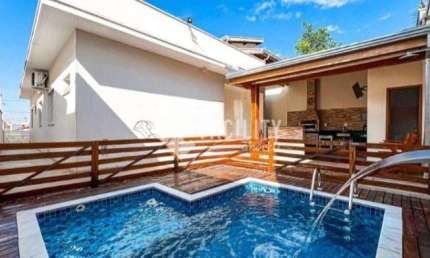 Casa em condomínio fechado com 3 quartos à venda na Rua Sanhaço, 36, Jardim Itapoan, Monte Mor, 161 m2 por R$ 690.000