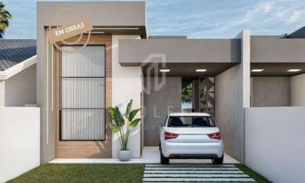 Casas com Ótimo Padrão de Acabamento, 3 dormitórios, 81 m², no bairro Itajubá - Barra Velha - SC