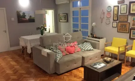 Excelente apartamento na rua bartolomeu portela em botafogo