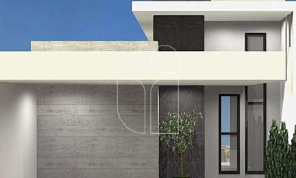 Casa nova em construção no bairro Jardim Aquarius  -  Marília