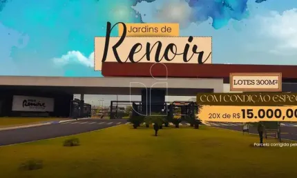 Oportunidade lotes residenciais condomínio jardins de renoir - marília, sp