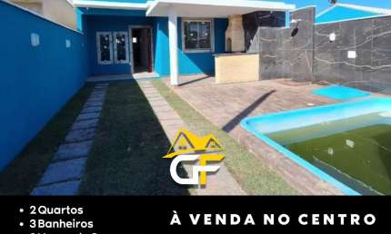 Oportunidade bem no Centro de Unamar, casa maravilhosa com entrada à partir de 120 mil e parcelas de 2 mil diretamente na construtora.