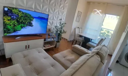 Apartamento à venda em Jundiaí-SP, na Vila Aparecida: 3 quartos, 2 salas, 1 banheiro, 54,00 m² de área.