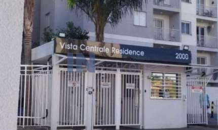 Excelente apartamento no Residencial Vista Centrale, Jundiaí/SP, 2 dormitórios, 54m2, varanda, 1 vaga de garagem, área de lazer completa com piscina .
