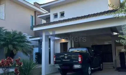 CASA A VENDA NO CONDOMÍNIO BOSQUE DOS JATOBÁS, COM 3 SUÍTES, SALA DE TV, CLOSET, OFURÔ, CHURRASQUEIRA, 4 VAGAS, NO ENGORDADOURO, JUNDIAÍ SP