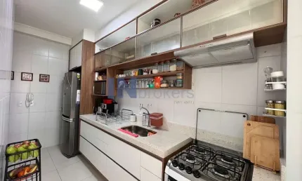 Apartamento de 67m², 2 dormitórios ( 1 suíte), 1 vaga, varanda com churrasqueira, à venda no condomínio Flex Jundiaí, Jd Ana Maria em Jundiaí SP