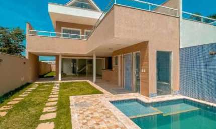 Casa em condomínio fechado com 4 quartos à venda na Estrada Vereador Alceu de Carvalho, Recreio dos Bandeirantes, Rio de Janeiro por R$ 2.250.000