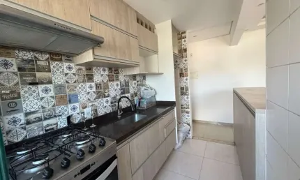 Apartamento para Venda em Cajamar, Portais (Polvilho), 3 dormitórios, 1 suíte, 2 banheiros, 1 vaga