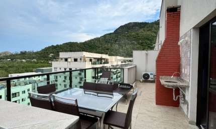 EXCELENTE COBERTURA DUPLEX DE 3 QUARTOS NO OCEAN PONTAL & BEACH PLACE