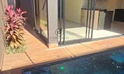 Casa de condomínio, no Condomínio Vivendas da Mata,  em Ribeirão Preto, Real Sul, com 3 quartos, 155m²