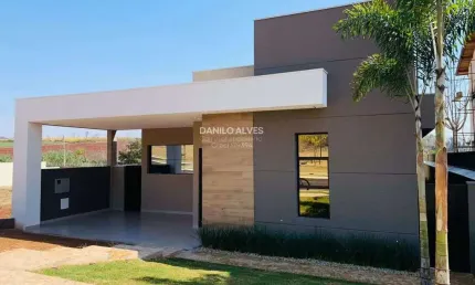 Casa de condomínio para alugar, no terras de siena,  em ribeirão preto, com 3 quartos, 200m²