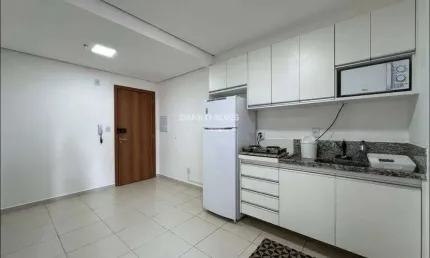 Apartamento para alugar, no edificio monte santo,  em ribeirão preto, nova aliança, com 1 quarto, 30m²