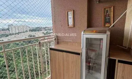 Apartamento à venda, no residencial barão do bananal,  em ribeirão preto, jardim anhangüera, com 2 quartos, 53m²