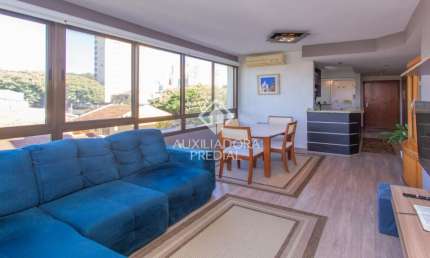 Apartamento Mobiliado com Suíte, Lareira e Churrasqueira no Petrópolis – Entregue Como Nas Fotos!