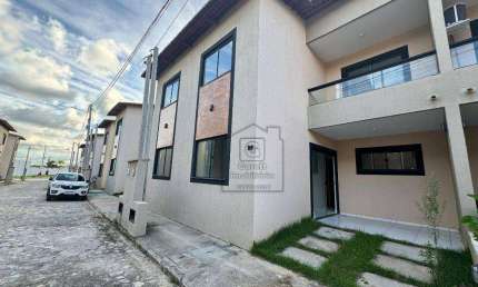 Casa Duplex à Venda em Extremoz – Condomínio Fechado, Novinha e Quitada - 2 Quartos - 69 m² - Extremoz/RN - CA0544