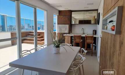 Cobertura com 3 Suítes e terraço com Jacuzzi, vista para o Mar à venda, 151 m² por R$ 2.390.000 - Praia de Palmas - Governador Celso Ramos/SC