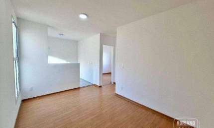 Apartamento com 2 dormitórios para alugar, 42 m² por R$ 2.045,70/mês - Serraria - São José/SC