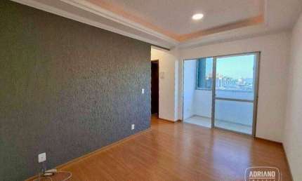 Apartamento com 2 dormitórios para alugar, 56 m² por R$ 2.233,24/mês - Serraria - São José/SC