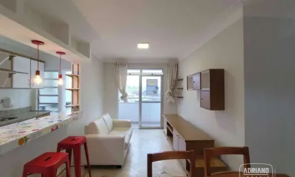 Apartamento com 2 dormitórios para alugar, 63 m² por R$ 4.269,25/mês - Capoeiras - Florianópolis/SC
