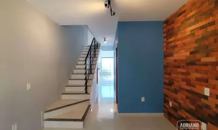 Casa com 2 dormitórios para alugar, 69 m² por R$ 2.780,44/mês - Potecas - São José/SC