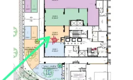 Loja comercial - Costa Norte - Jardim Aquarius - 51m²