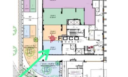 Loja comercial - Costa Norte - Jardim Aquarius - 41m²