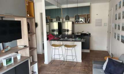 Apartamento MOBILIADO no Edifício Emotion / Centro / 01 dormitório / Varanda Gourmet /  37 m² de área construída / Varanda Gourmet / São José dos Campos