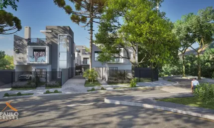 Sobrado a venda 3 suítes harmony residencia curitiba