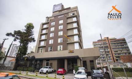 Flat com 1 quarto à venda na Rua Silveira Peixoto, 1297, Batel, Curitiba