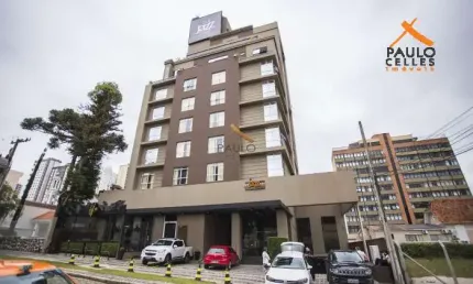 Flat com 1 quarto à venda na Rua Silveira Peixoto, 1297, Batel, Curitiba
