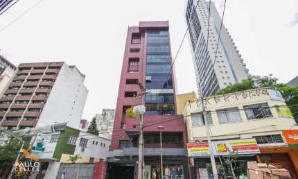 Sala comercial com 2 salas para alugar na Avenida Vicente Machado, 219, Centro, Curitiba