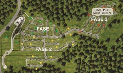 Cond. Terra Nobre - Lote 129,69m² - (Q.A-L.30-Fase 3) Km 37,6 Rap. Tavares