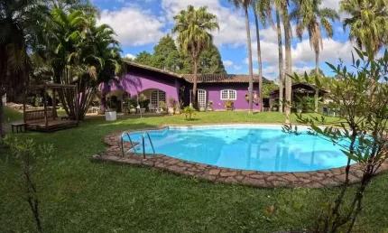 Cond. Montecatine - Chácara 4.192m², casa principal + anexos SPA e academia