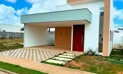 Casa térrea no Cond. Ecoville II, três suítes - 128 m2 - R$550.000,00 - whatsapp:84 9.9145.9638