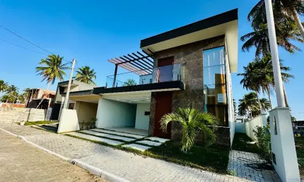 Casa duplex no Cond. Cajupiranga com cinco quartos - 215 m2 - R$950.000,00 - whatsapp:84 9.9145.9638