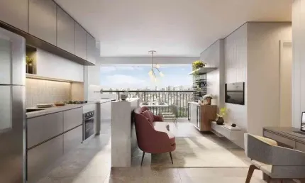 Apartamento para venda com 49 metros quadrados com 2 quartos em barra funda - são paulo - sp