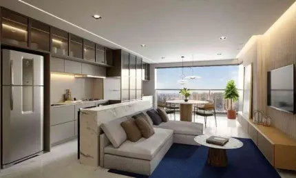 Apartamento para venda com 77 metros quadrados com 2 quartos em santo amaro - são paulo - sp
