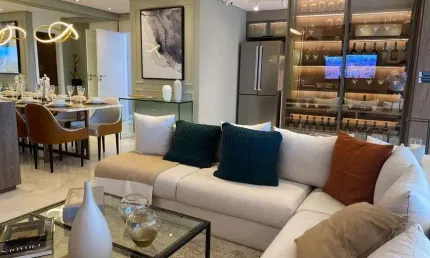 APARTAMENTOS COM 90 m2, 3 dormitórios e 2 suítes, 2 vagas de garagens