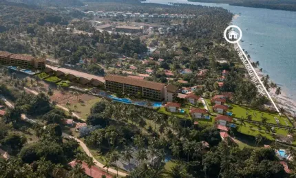 Flat em resort na beira mar da praia dos carneiros | carneiros atlântico