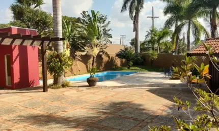 Chácara no asfalto 5 dorms, Residencial Tancredi Americana