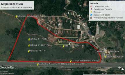 Área à venda, 109000 m² por R$ 21.800.000,00 - Cururuquara - Santana de Parnaíba/SP