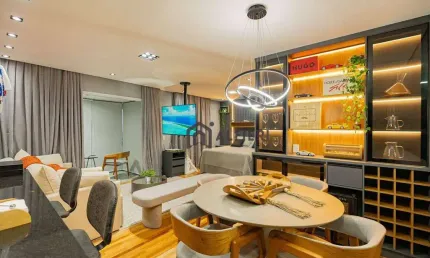 Apartamento com 1 dormitório à venda, 52 m² por R$ 990,00 - Alphaville - Barueri/SP