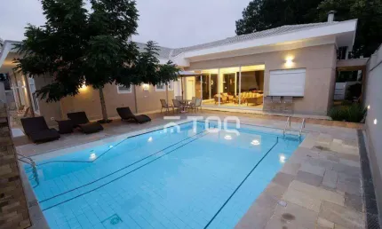 Casa com 5 dormitórios à venda, 560 m² por r$ 4.500.000,00 - alphaville 3 - santana de parnaíba/sp