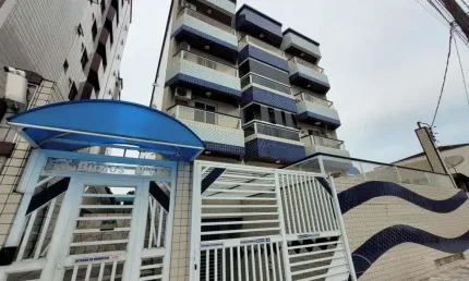 Kitnet para venda em praia grande, mirim, 1 dormitório, 1 banheiro, 1 vaga