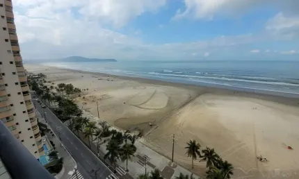 Cobertura para venda em praia grande, aviação, 2 dormitórios, 1 suíte, 3 banheiros, 2 vagas