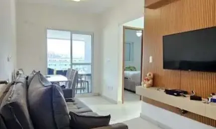 Apartamento para venda em praia grande, ocian, 2 dormitórios, 1 suíte, 2 banheiros, 1 vaga