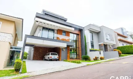 Casa em condomínio fechado com 3 quartos à venda na Rua Doutor Lubumir Viergbiski, 220, Campo Comprido, Curitiba por R$ 3.200.000