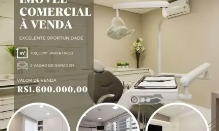 Sala comercial com 3 salas à venda na rep. argentina, 1336, água verde, curitiba por r$ 1.600.000