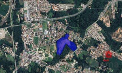 Terreno em condomínio fechado à venda na Avenida Porcelana, 621, Vila Itaqui, Campo Largo