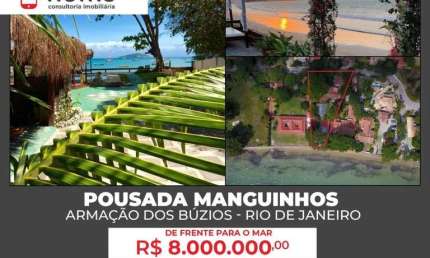 Chácara / sítio com 6 quartos à venda na Búzios Cabo Frio, Manguinhos, Armação dos Búzios por R$ 8.000.000